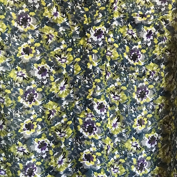 LANE BRYANT Floral Tunic Chiffon Popover Blouse Women’s Plus Size 18/20 2X - Picture 3 of 16